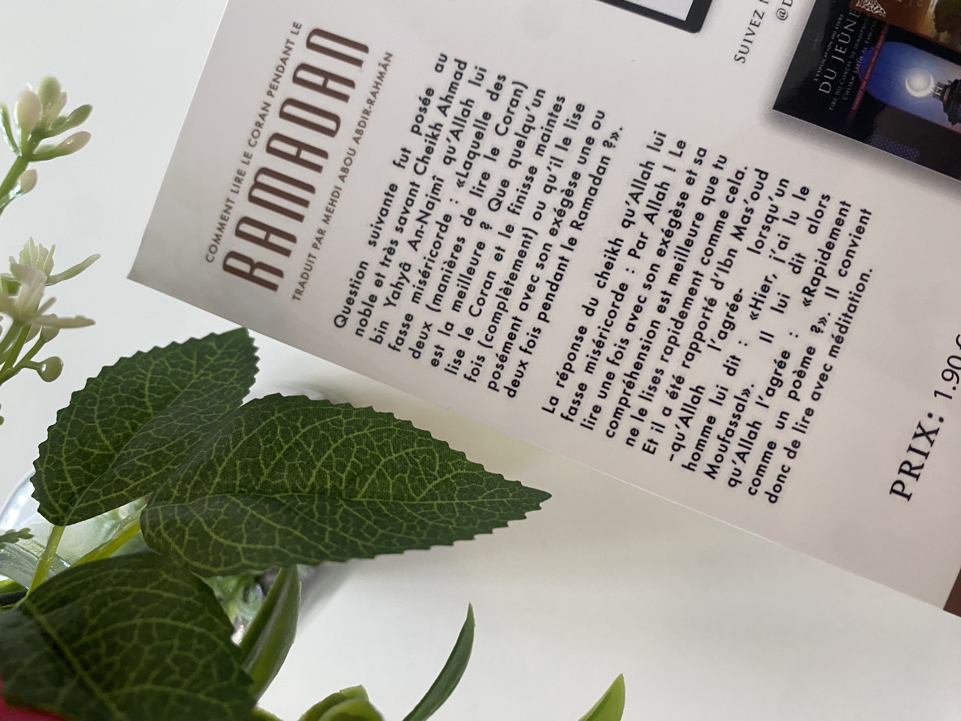 Comment lire le coran pendant le ramadan  — Kitaberie, vue produit vue 2