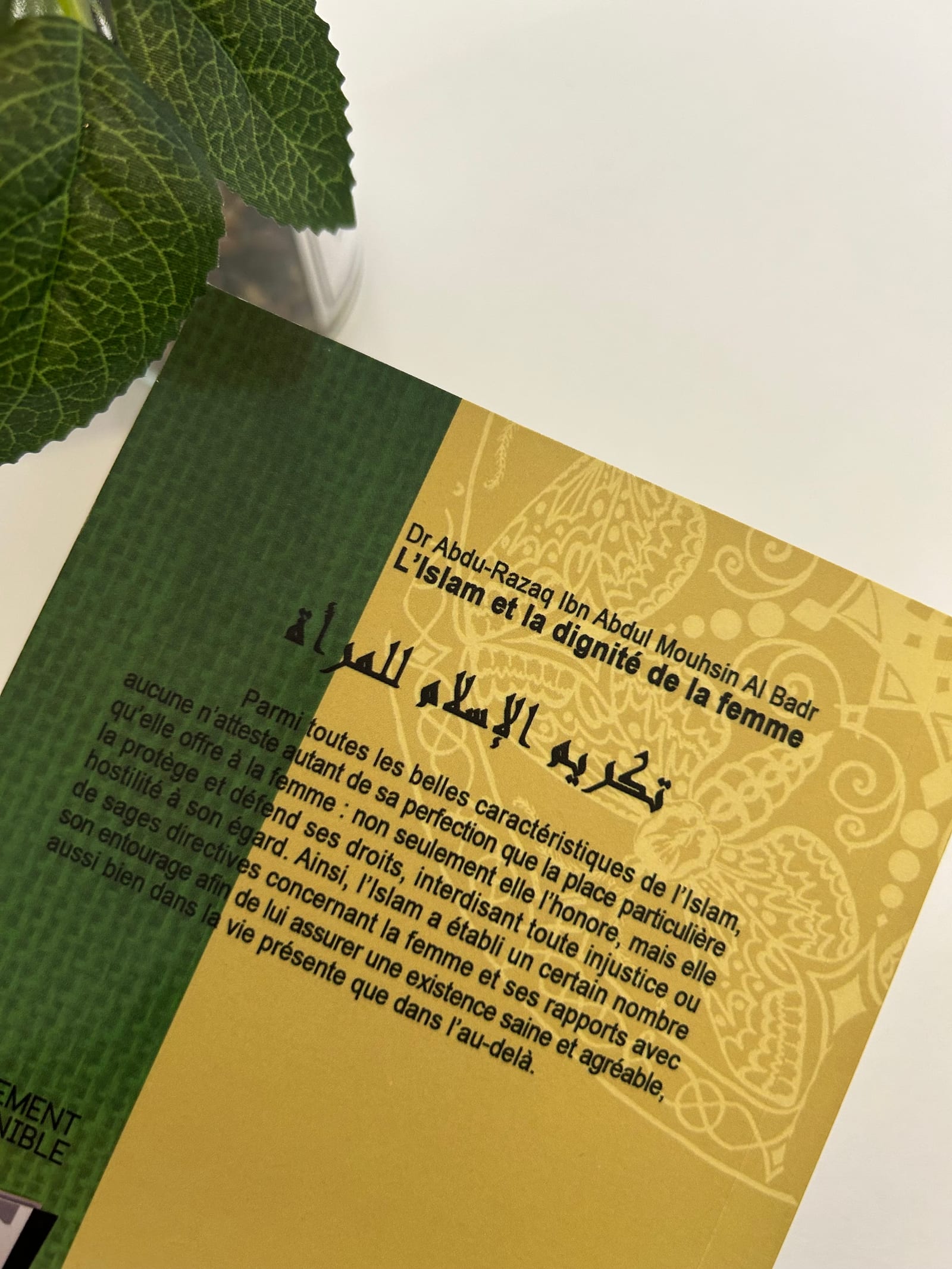 L'islam et la dignité de a femme  — Kitaberie, vue produit vue 2