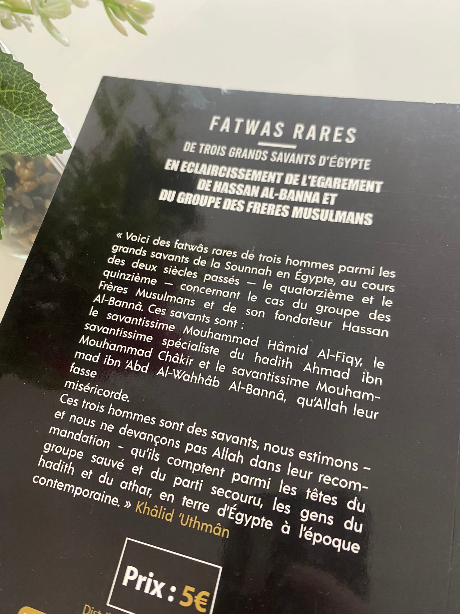 Fatwa rares des trois grands savants d'Égypte en éclaircissement de l'égarement du groupe des frère musulman  — Kitaberie, vue produit vue 2