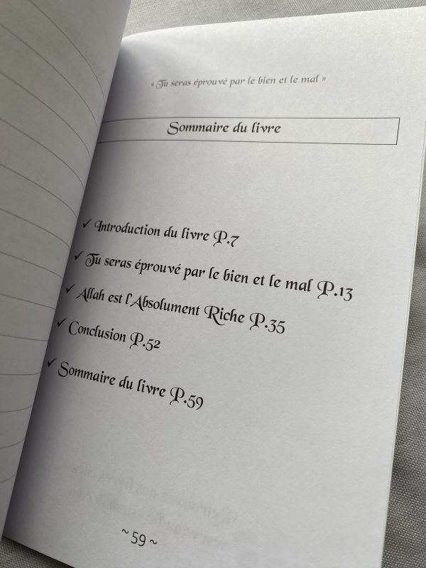 Tu seras éprouvé par le bien et le mal – Image 2
