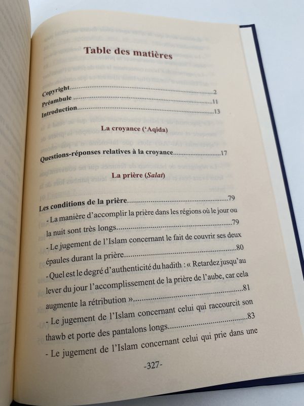 Cadeau précieux destiné aux frères, en des réponses de grand intérêt sur les piliers de l’islam – Image 3
